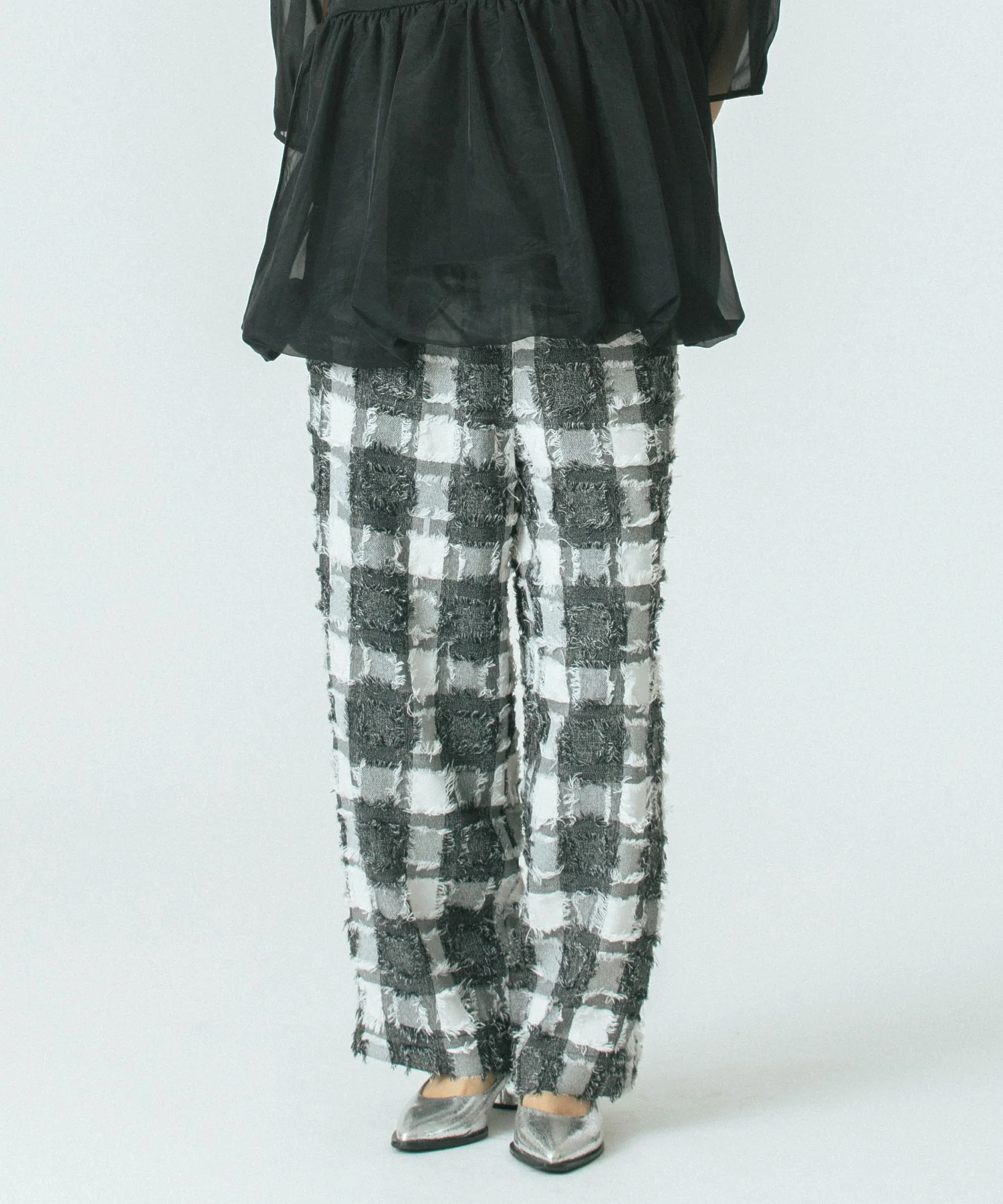 チェックイージーパンツ - Image 35