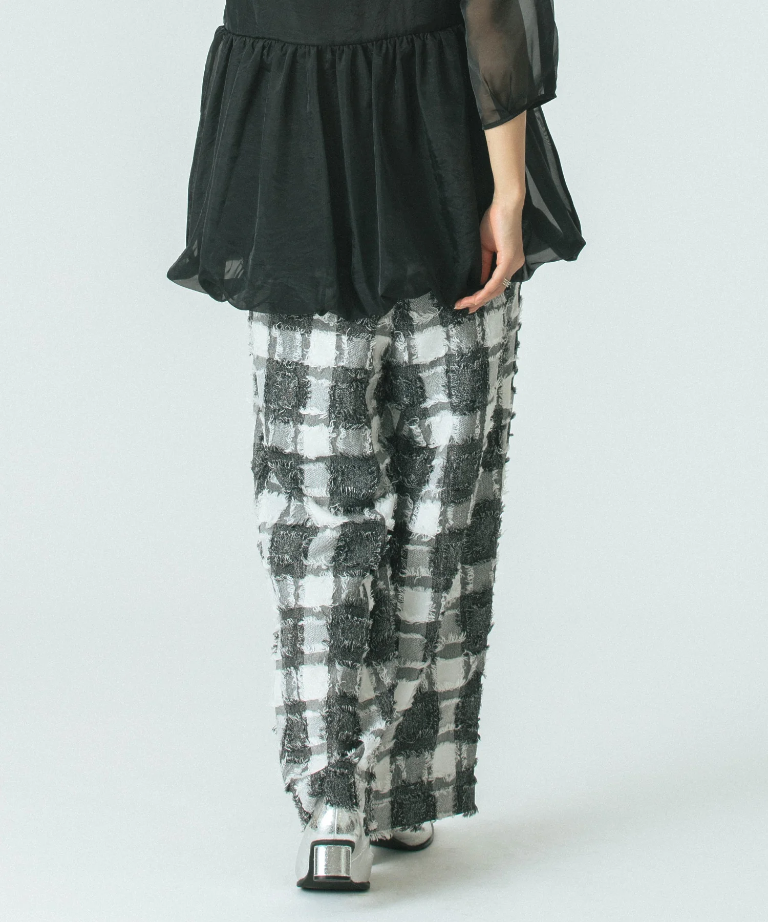 チェックイージーパンツ - Image 37