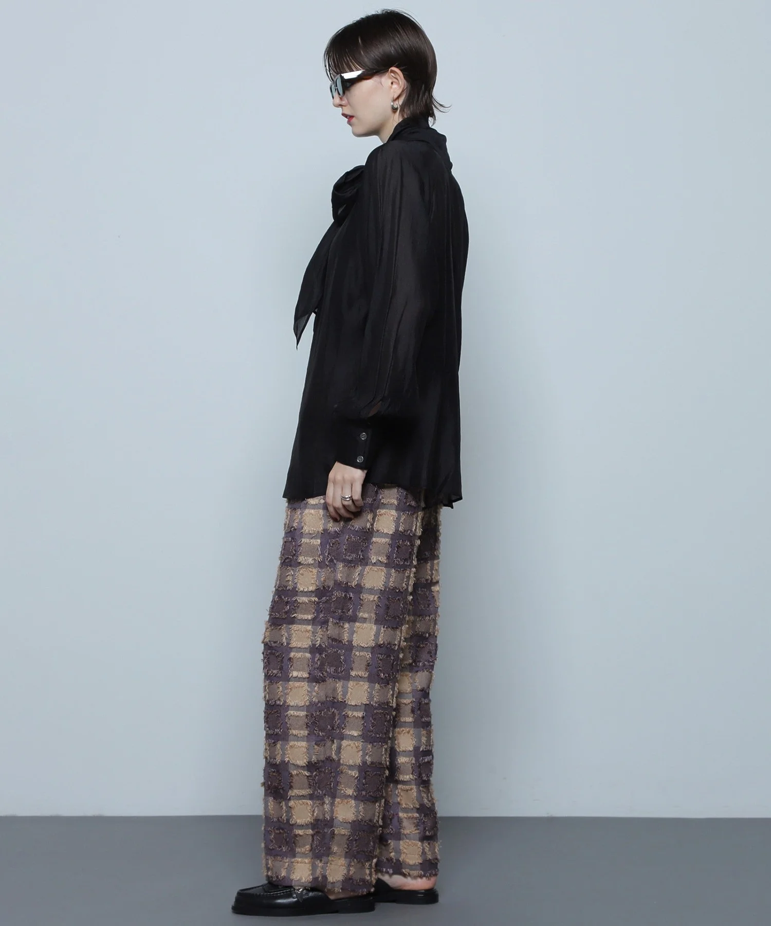 チェックイージーパンツ - Image 4