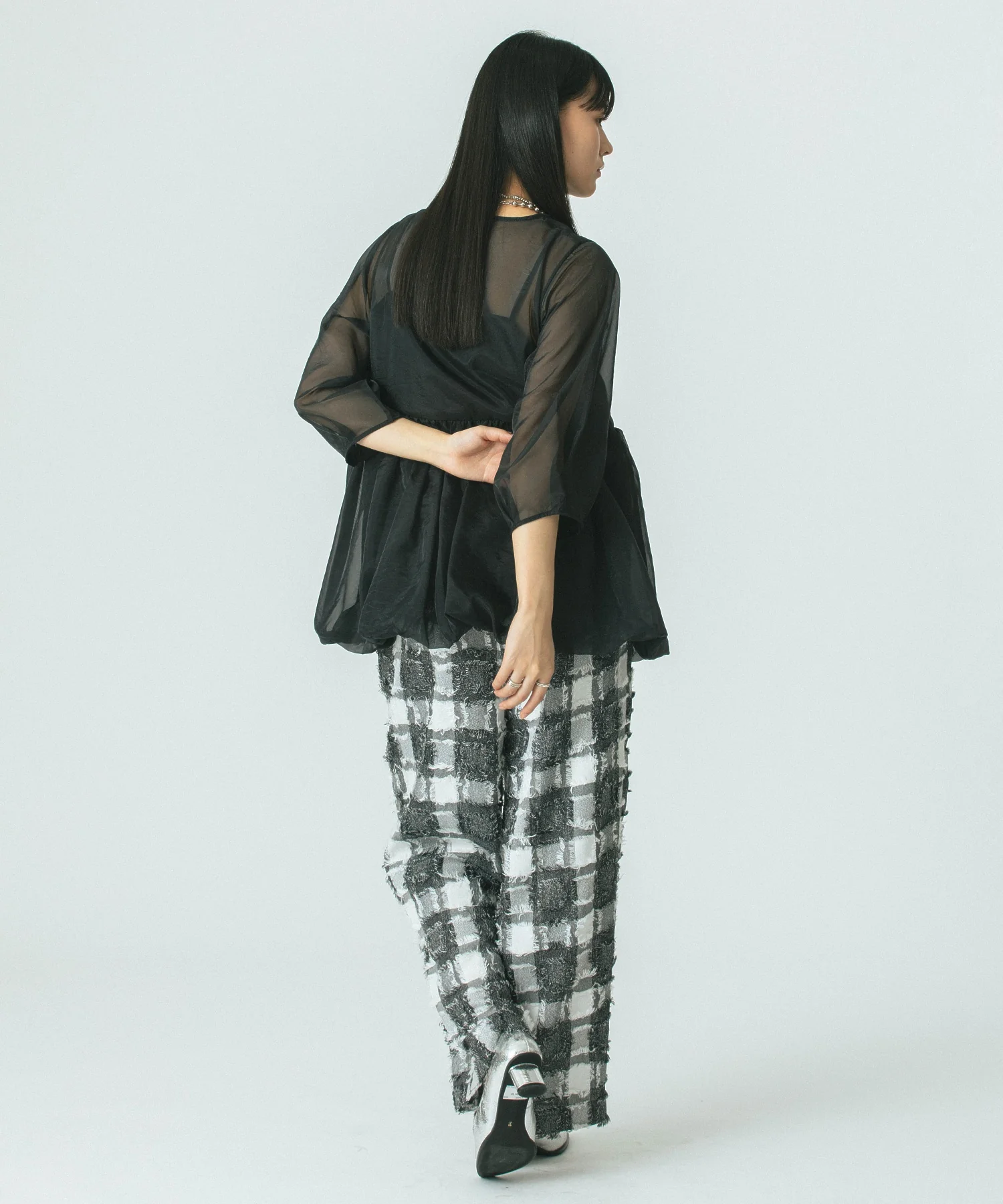 チェックイージーパンツ - Image 40