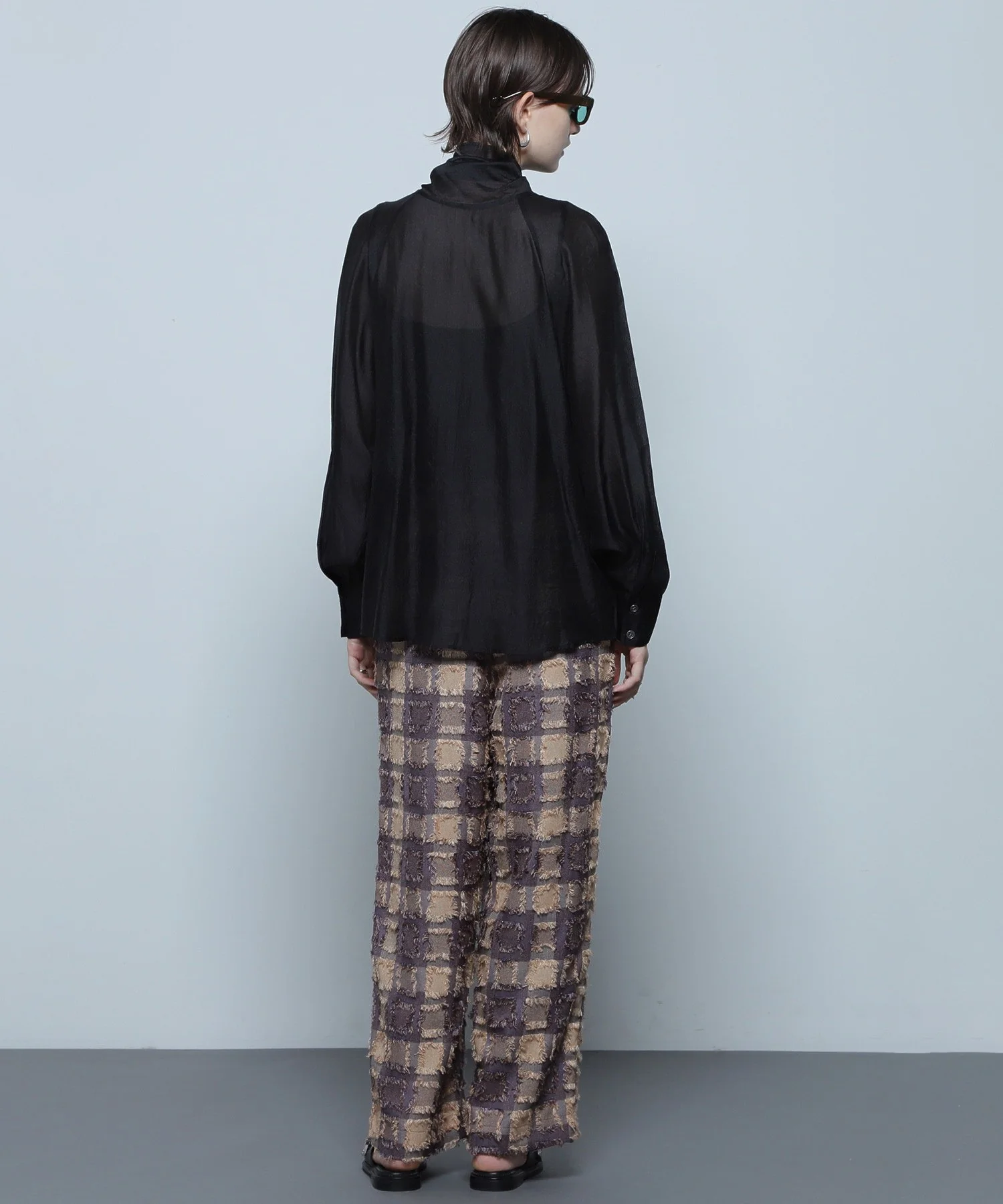 チェックイージーパンツ - Image 5