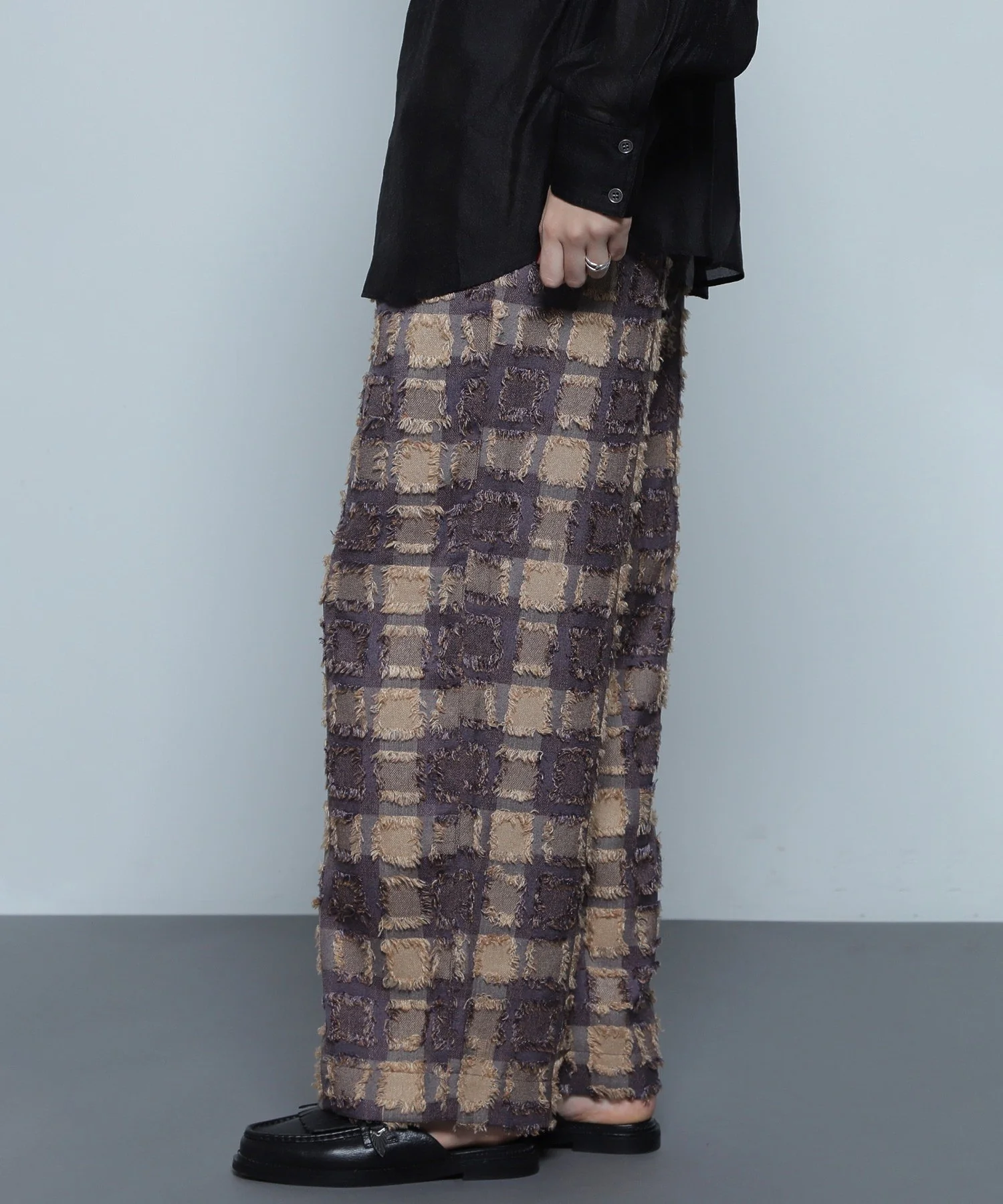 チェックイージーパンツ - Image 7