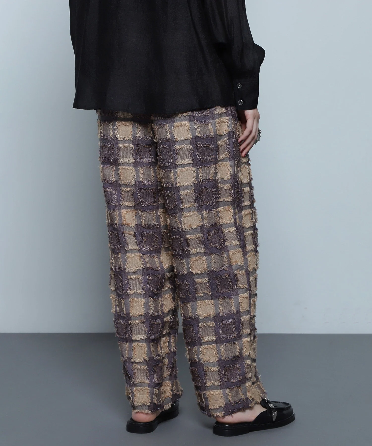 チェックイージーパンツ - Image 8