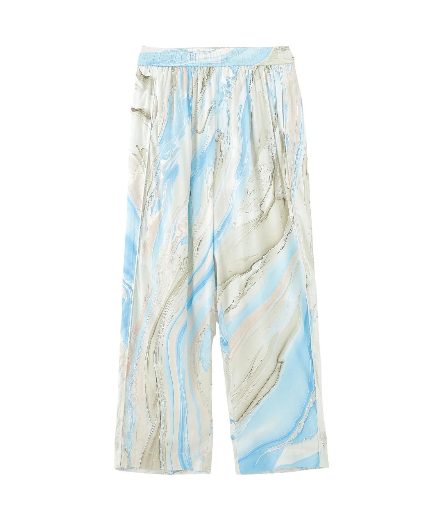 MARBLE PRINT EASY PANTS - Image 11