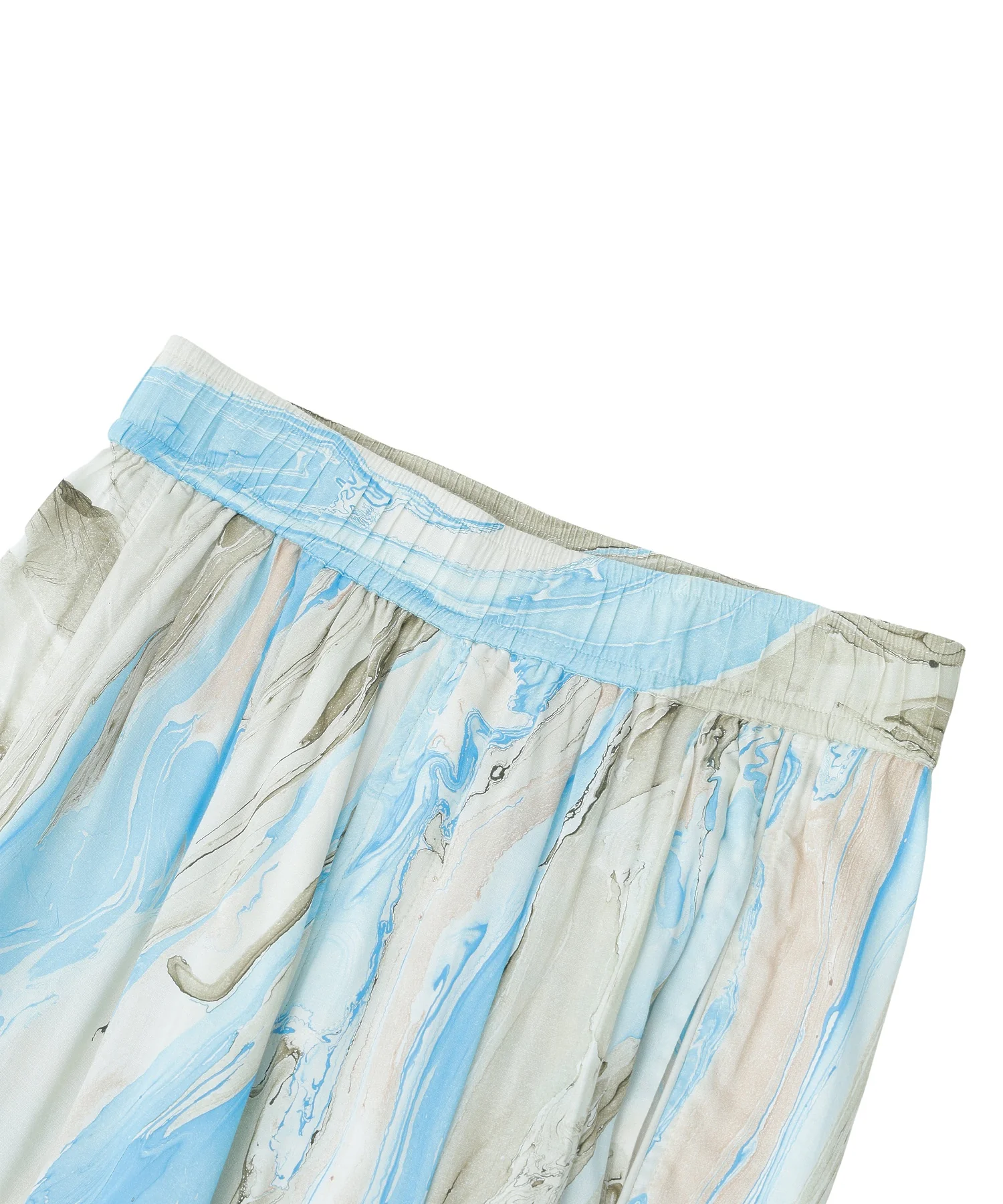MARBLE PRINT EASY PANTS - Image 3