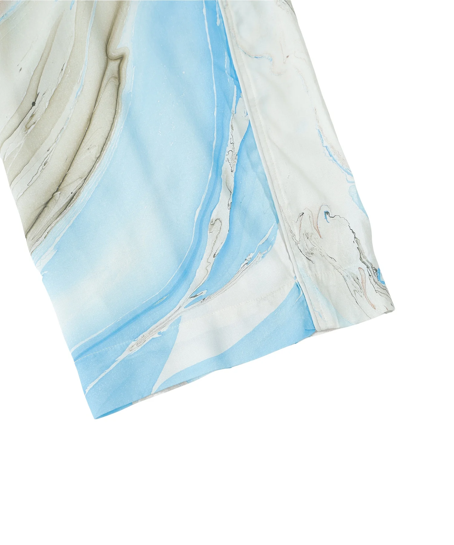 MARBLE PRINT EASY PANTS - Image 5