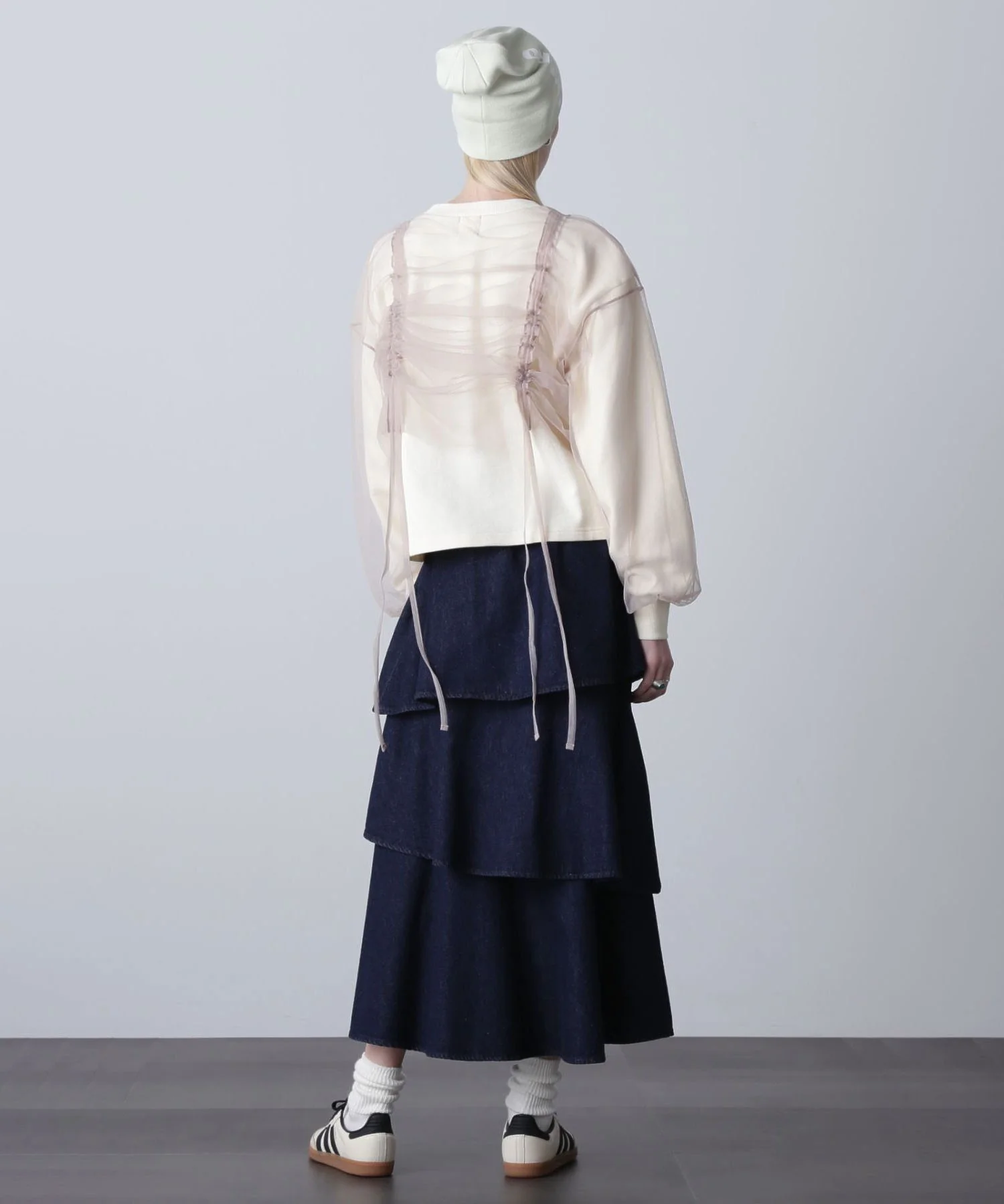 ティアードデニムスカート - Image 4