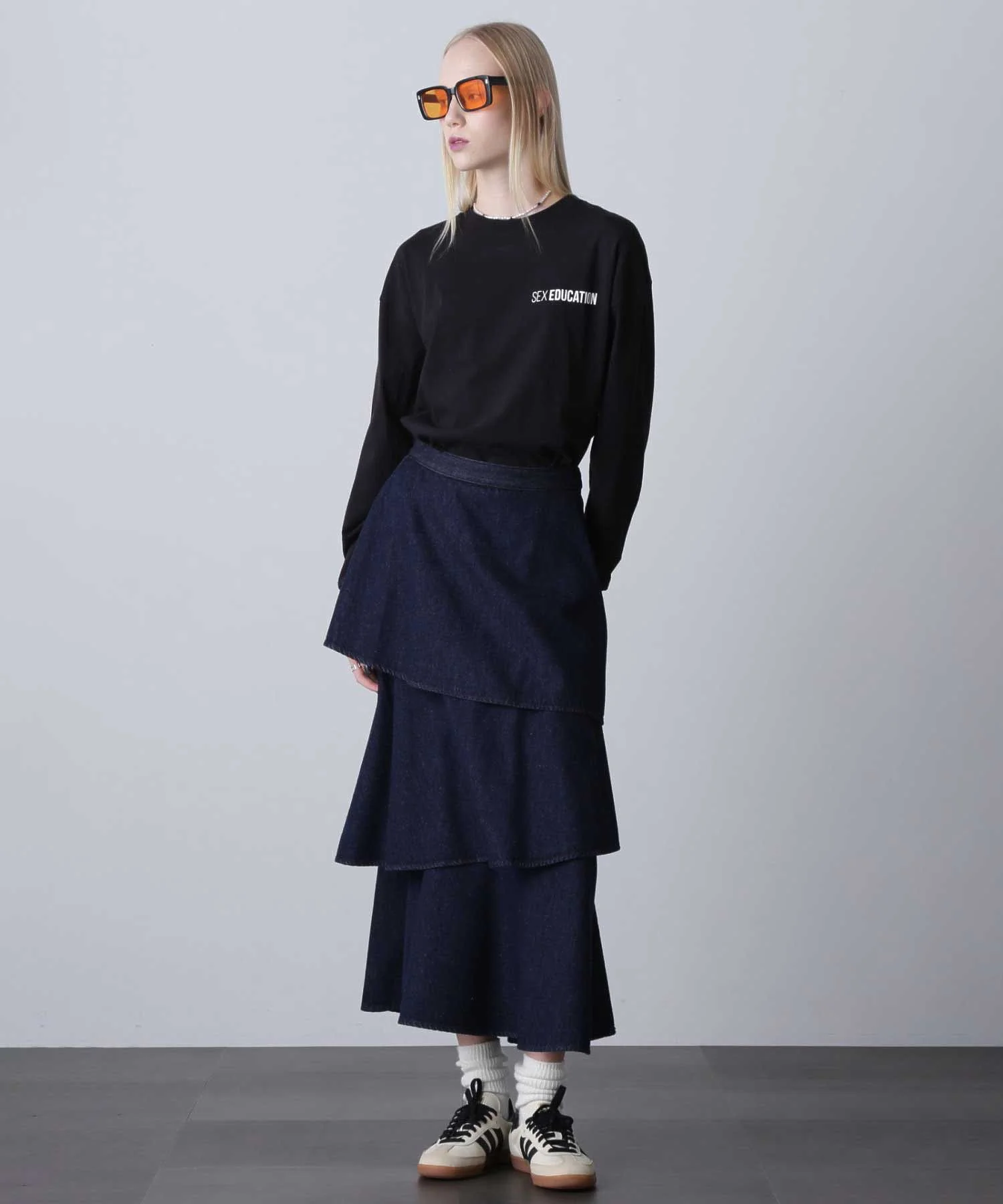 ティアードデニムスカート - Image 5