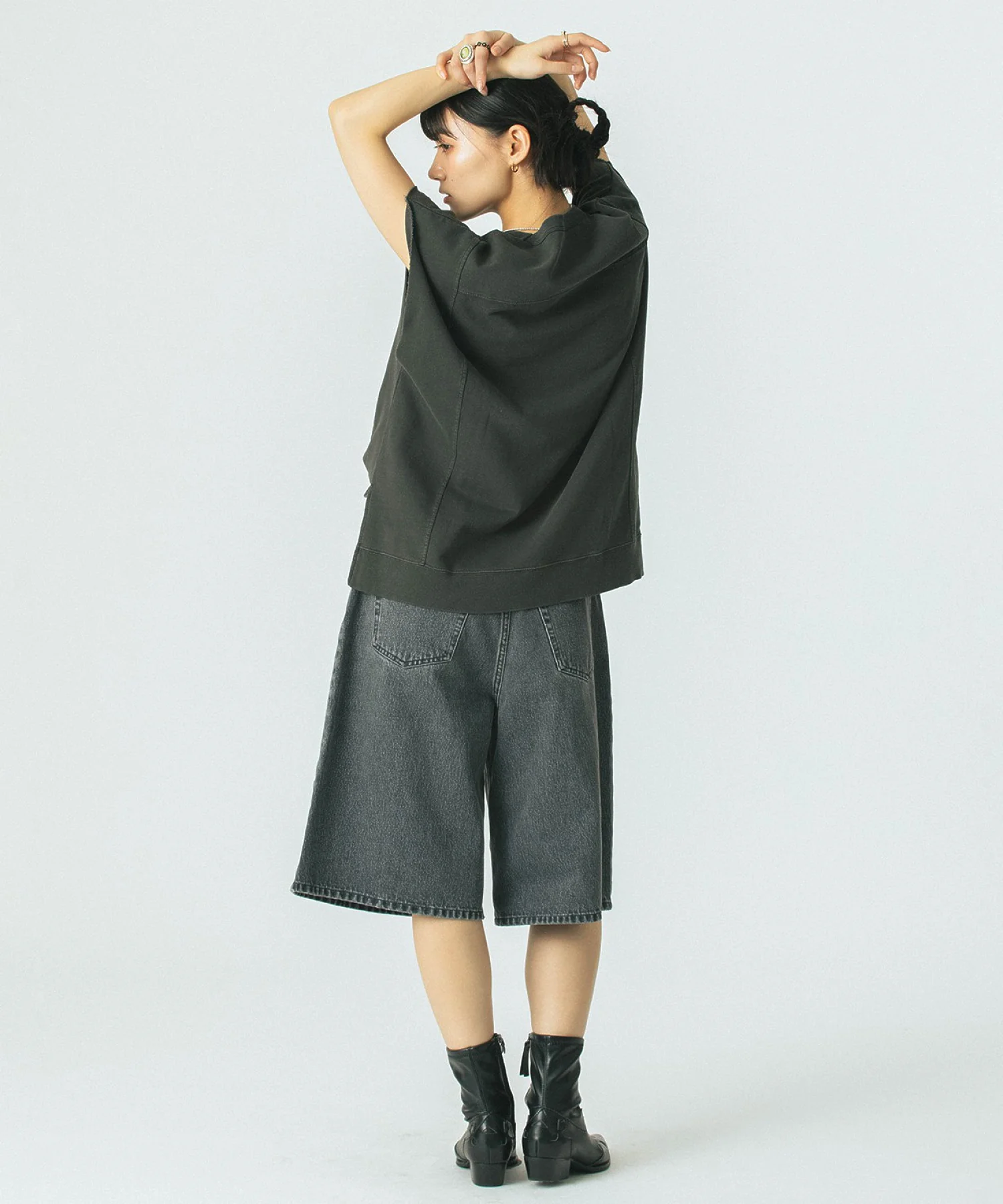 GENE HEAVENS/バミューダ ハーフ デニム パンツ - Image 10