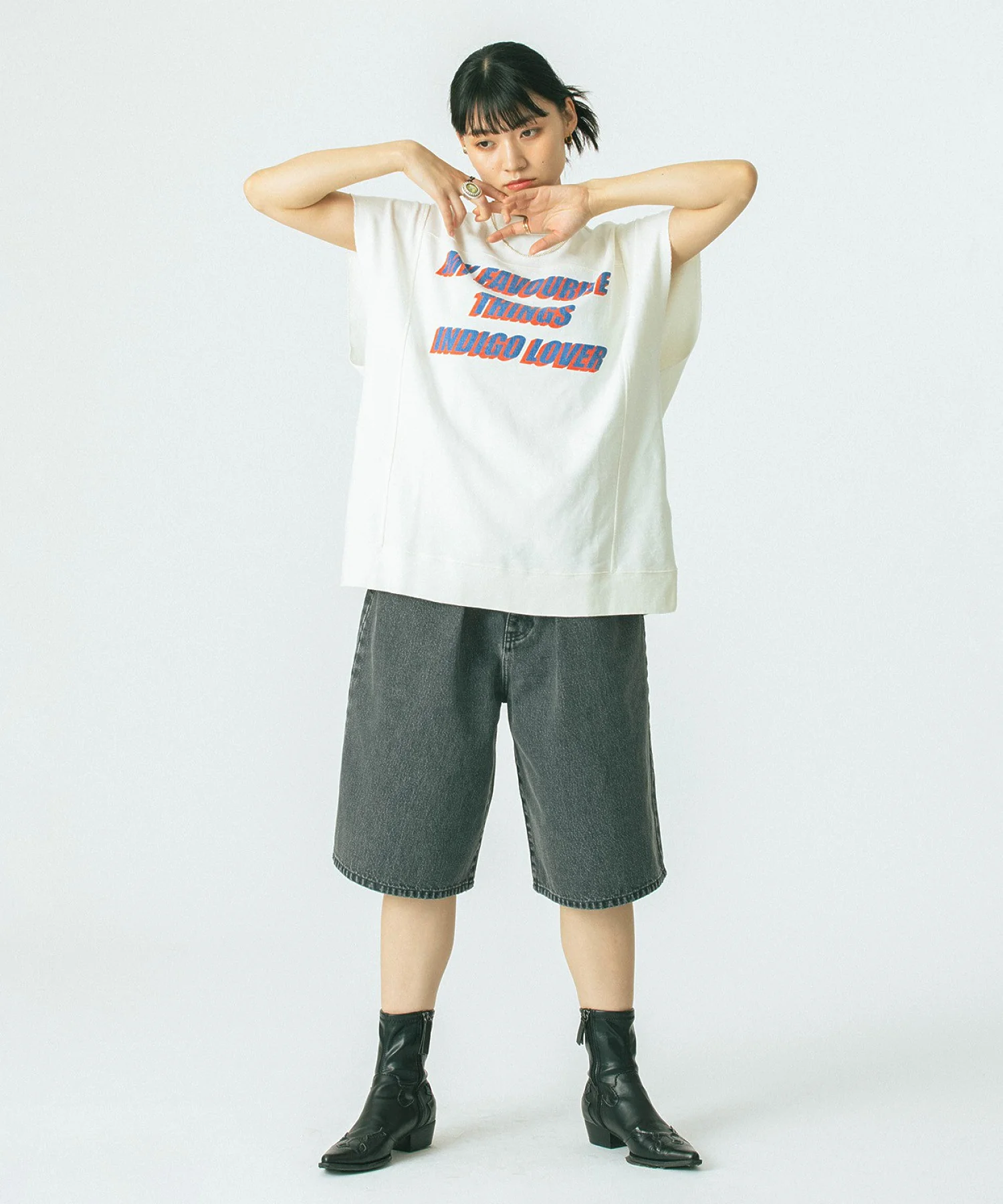 GENE HEAVENS/バミューダ ハーフ デニム パンツ - Image 13