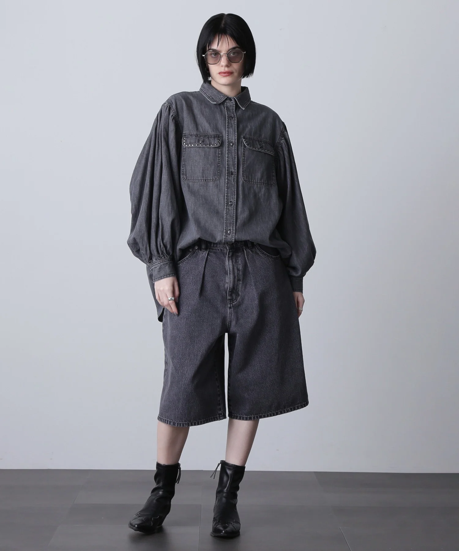 GENE HEAVENS/バミューダ ハーフ デニム パンツ - Image 15