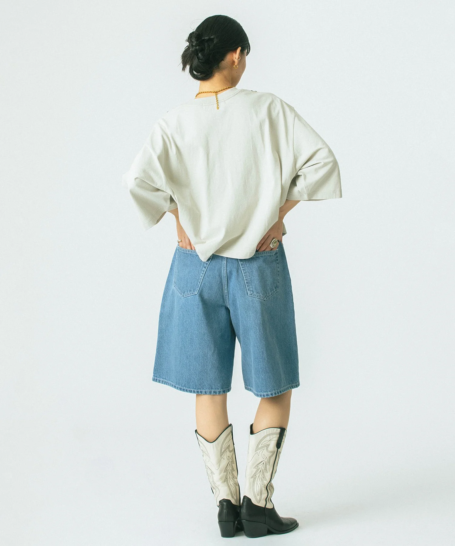 GENE HEAVENS/バミューダ ハーフ デニム パンツ - Image 26