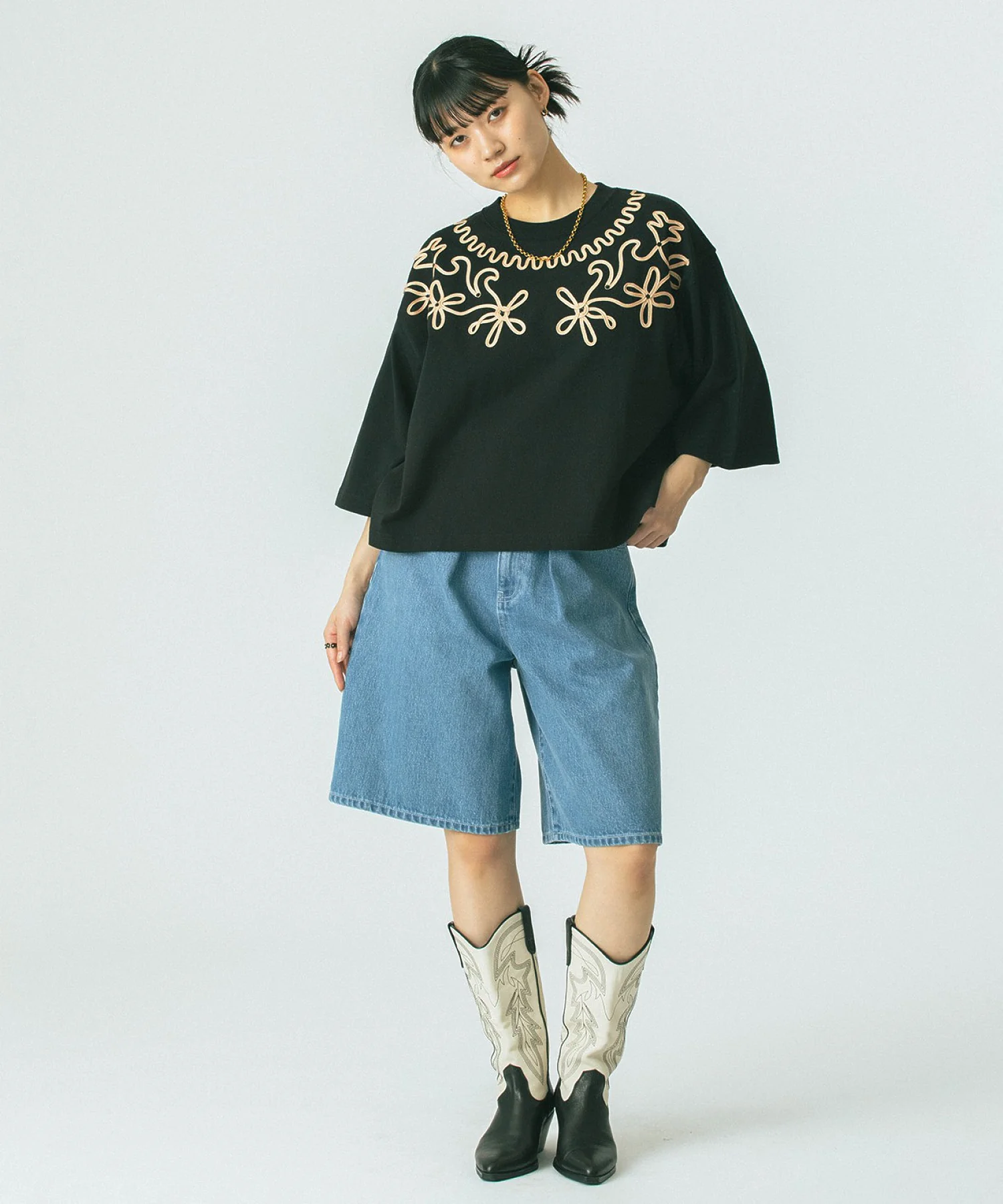 GENE HEAVENS/バミューダ ハーフ デニム パンツ - Image 27