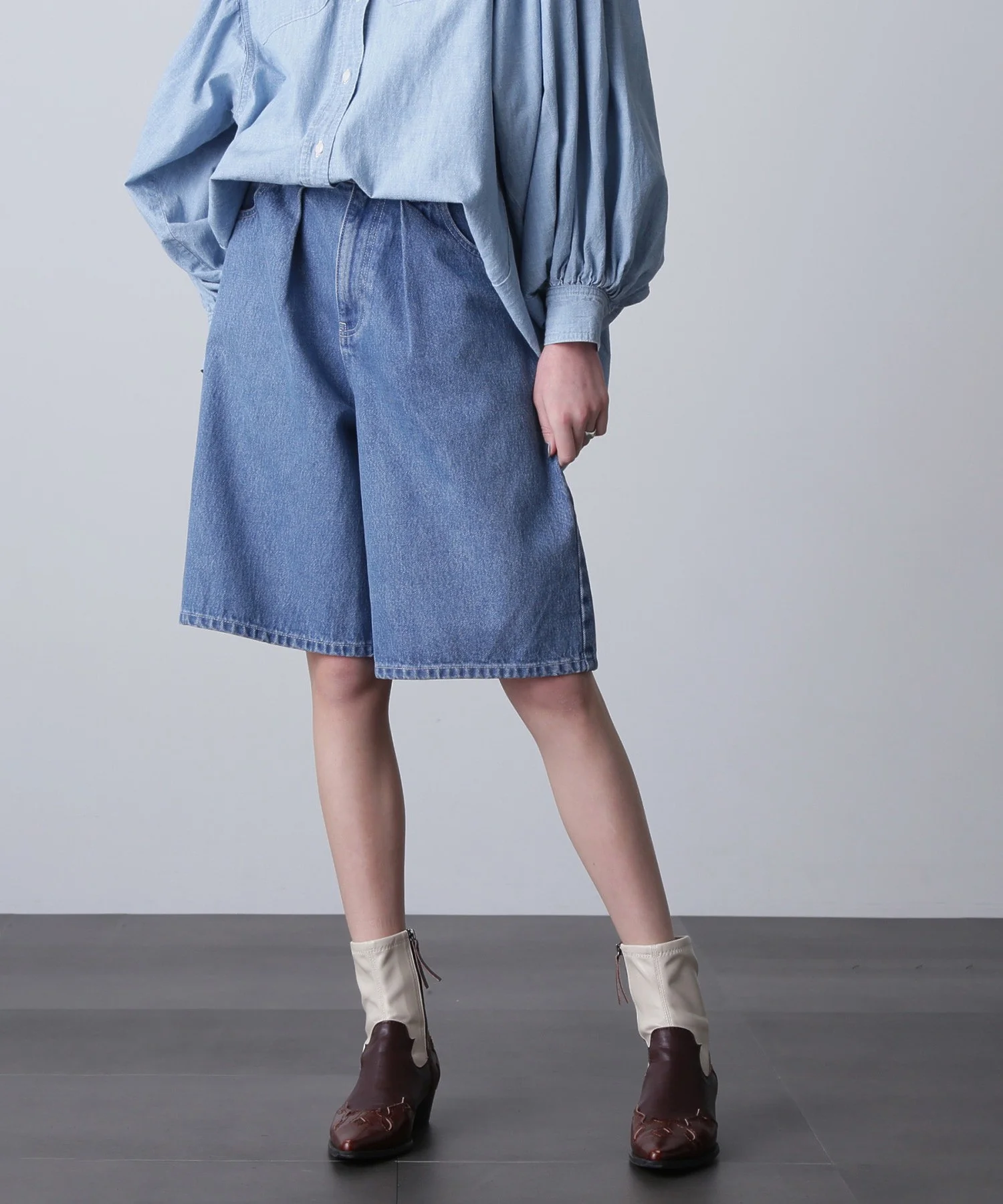 GENE HEAVENS/バミューダ ハーフ デニム パンツ - Image 29