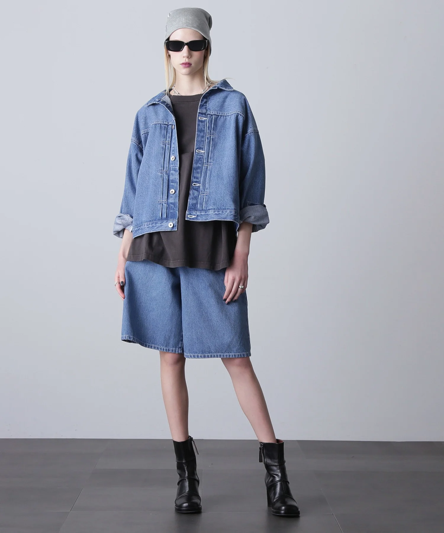 GENE HEAVENS/バミューダ ハーフ デニム パンツ - Image 33