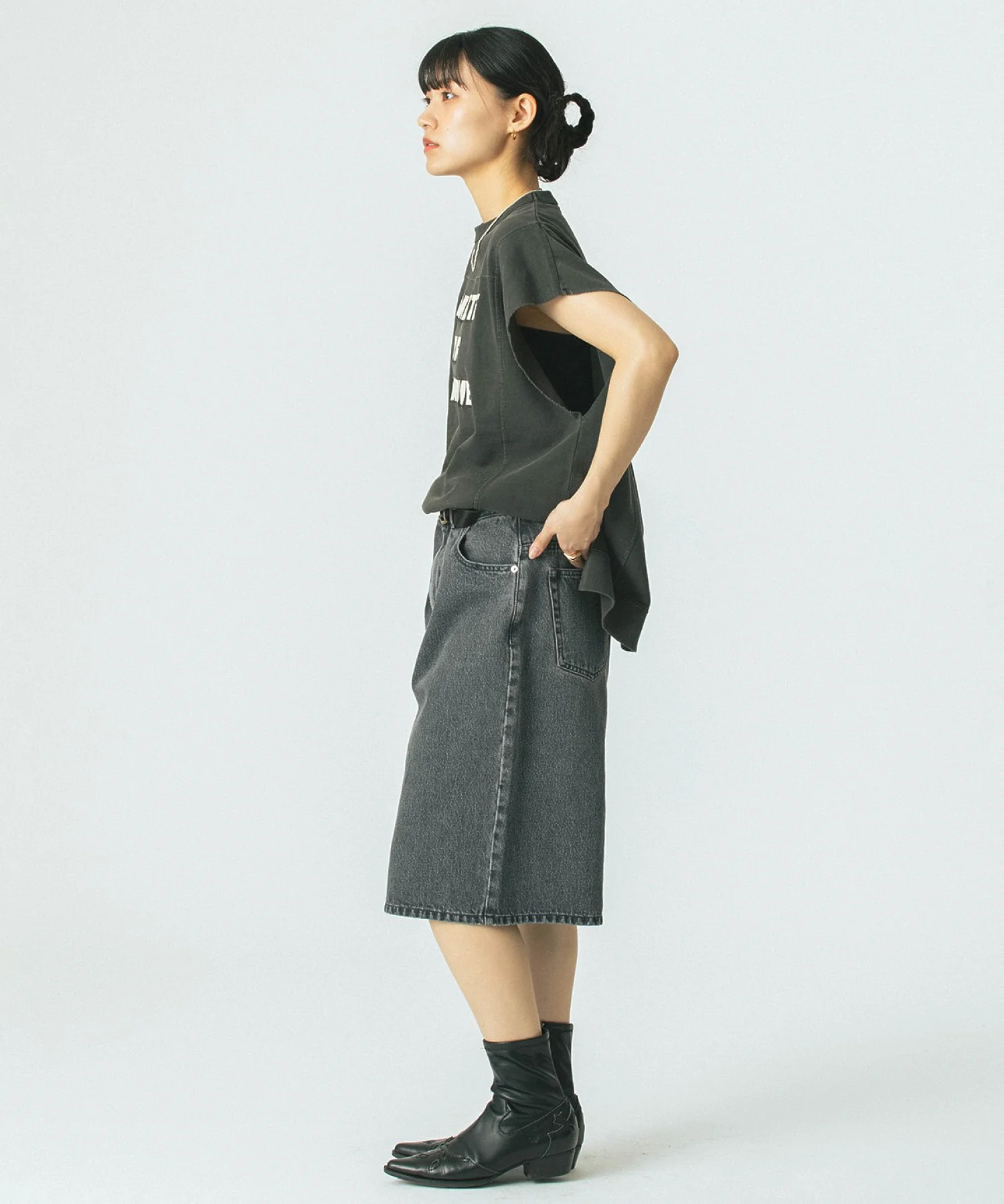 GENE HEAVENS/バミューダ ハーフ デニム パンツ - Image 8