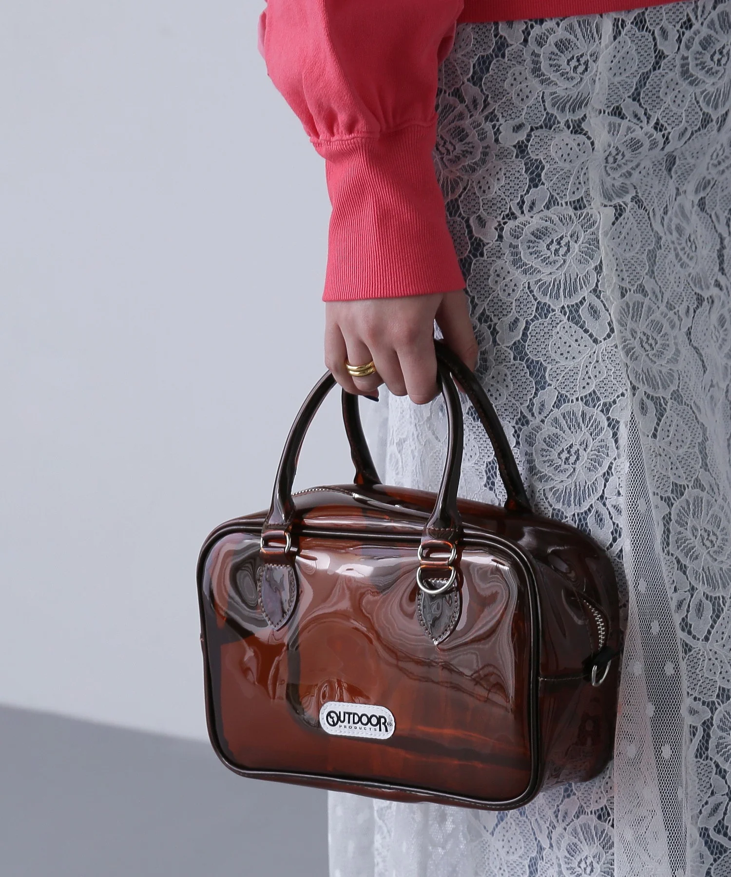 【ROSE BUD別注】OUTDOOR PRODUCTS/PVCボストンバッグ - Image 3